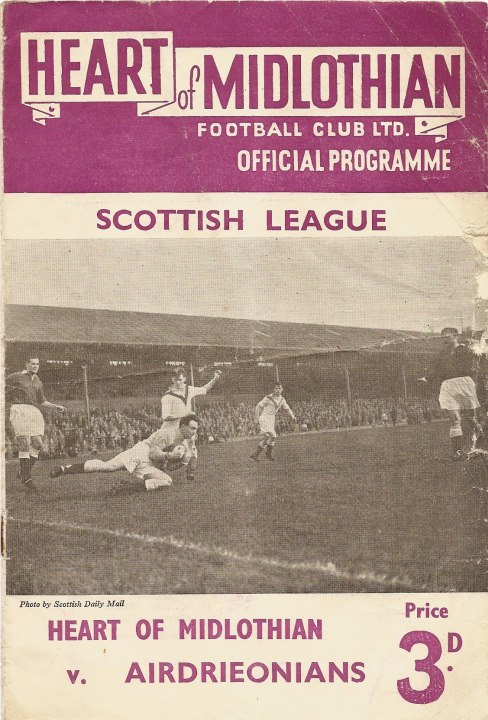 1954010201 Airdrieonians 4-3 Tynecastle