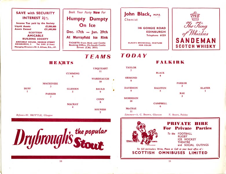 1954110606 Falkirk 5-3 Tynecastle