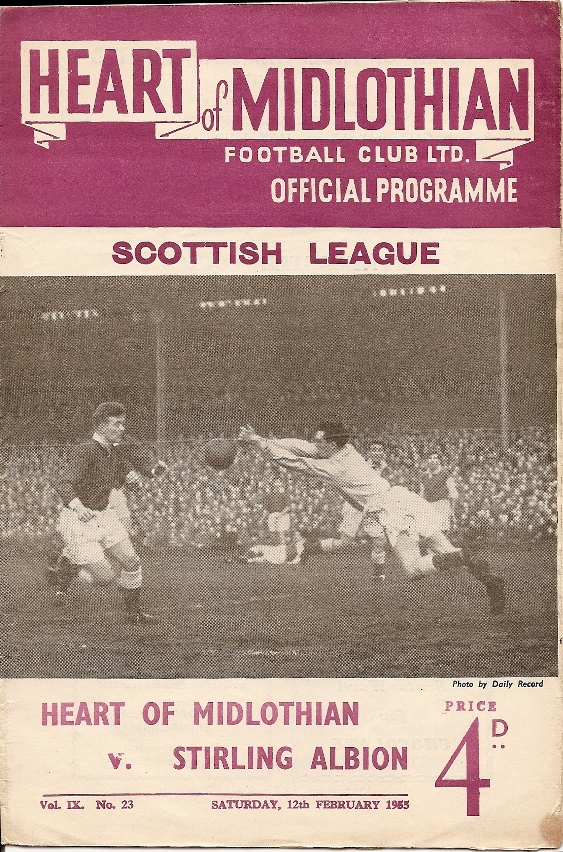 1955021201 Stirling Albion 3-0 Tynecastle
