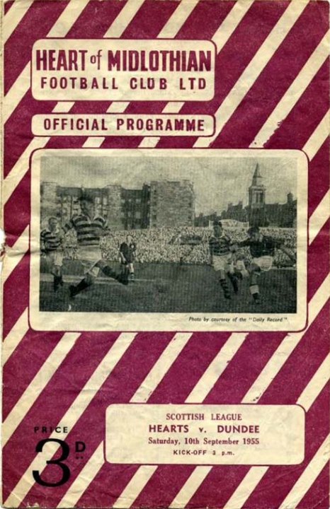 1955091002 Dundee 4-0 Tynecastle