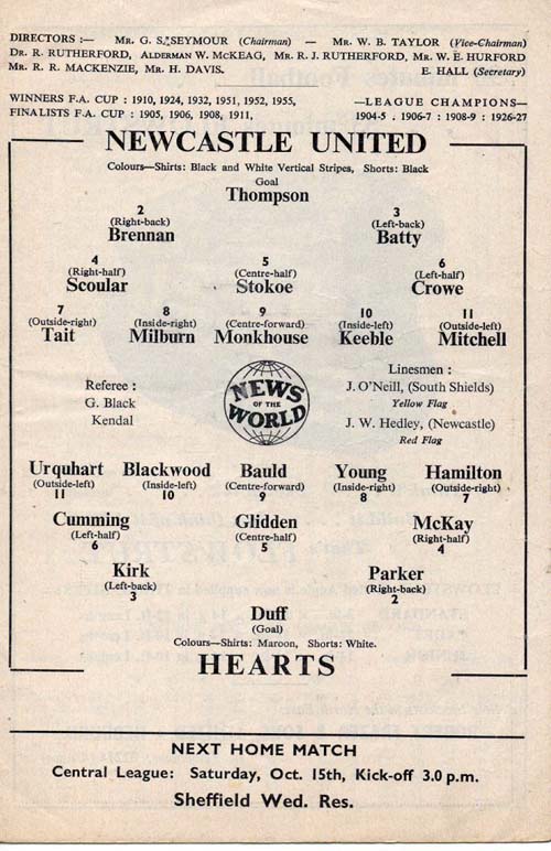 1955101003 Newcastle United 2-2 A