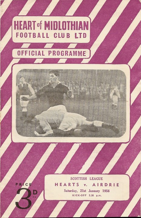 1956012101 Airdrieonians 4-1 Tynecastle
