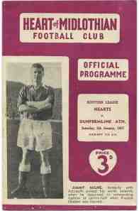1957010501 Dunfermline Athletic 5-1 Tynecastle