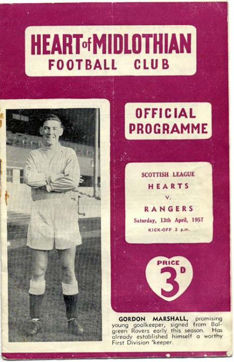1957041301 Rangers 0-1 Tynecastle