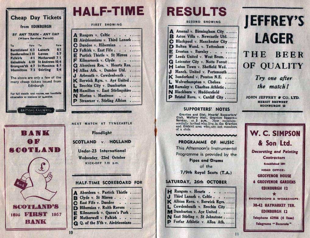 1957101906 Aberdeen 4-0 Tynecastle