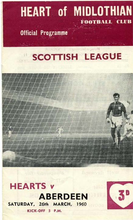 1960032601 Aberdeen 3-0 Tynecastle