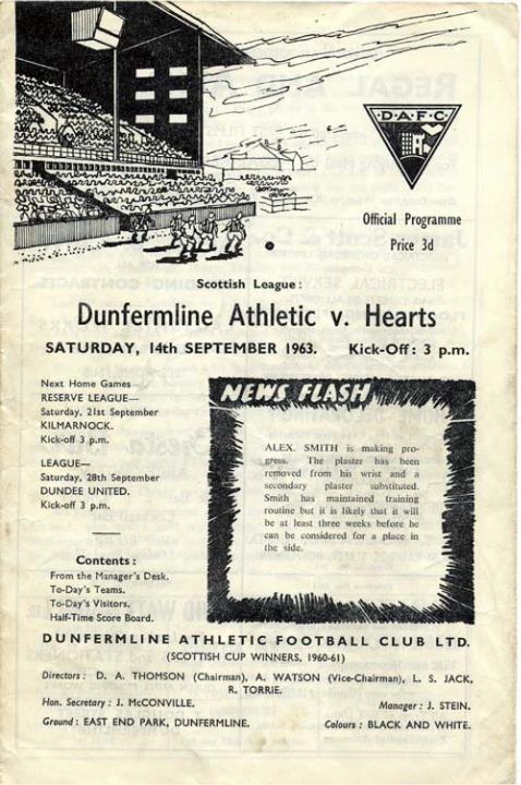 1963091401 Dunfermline Athletic 2-2 East End Park