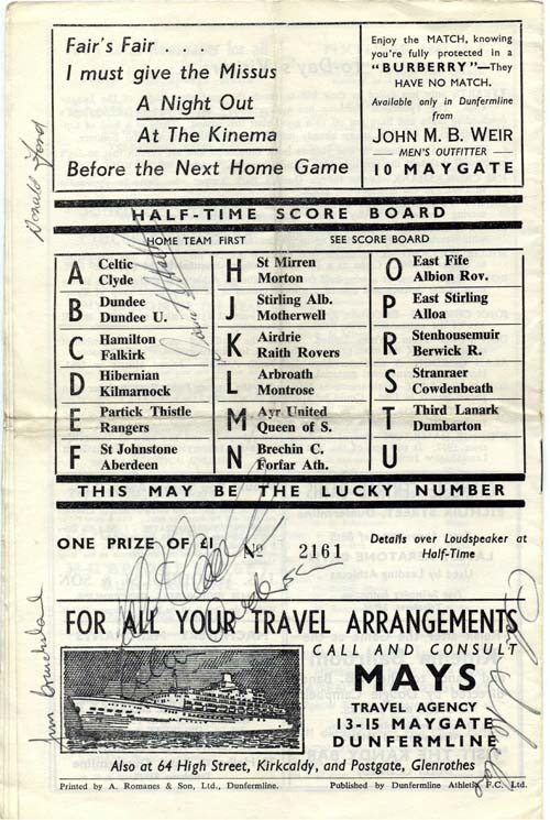 1965091102 Dunfermline Athletic 1-1 East End Park