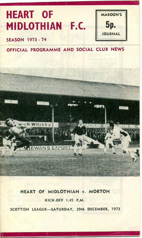1973122901 Morton 0-2 Tynecastle
