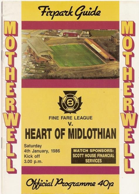 1986010401 Motherwell 3-1 Fir Park