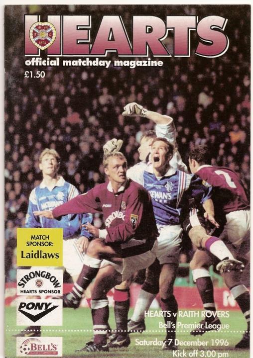 1996120701 Raith Rovers 0-0 Tynecastle