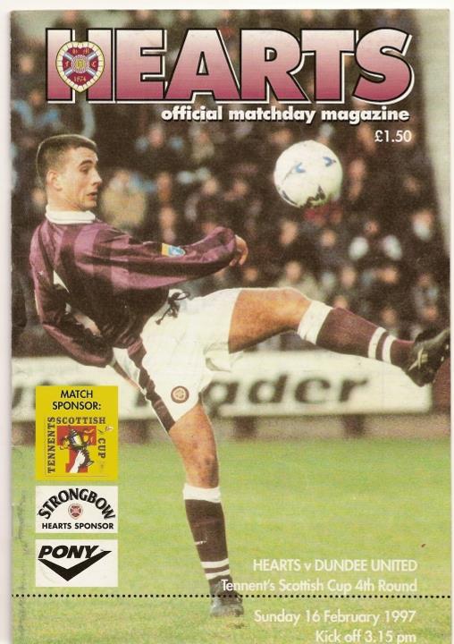 1997021601 Dundee United 1-1 Tynecastle