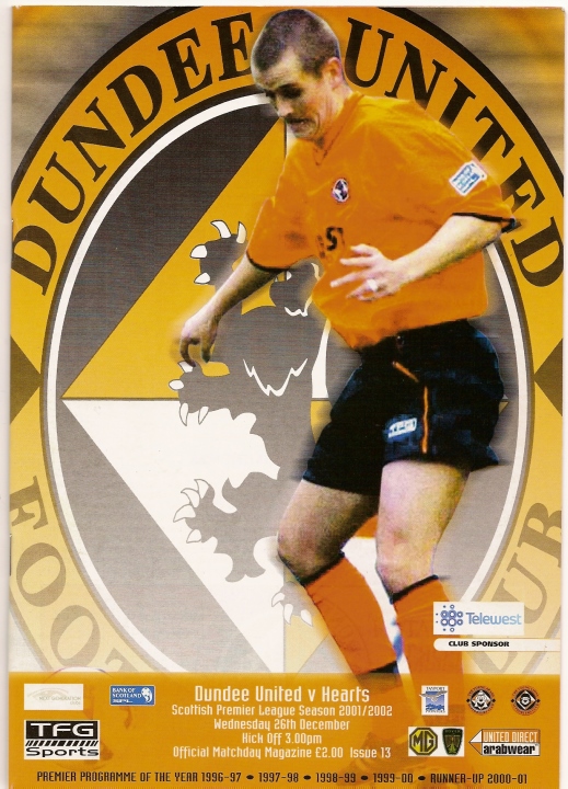 2001122601 Dundee United 2-0 Tannadice Park