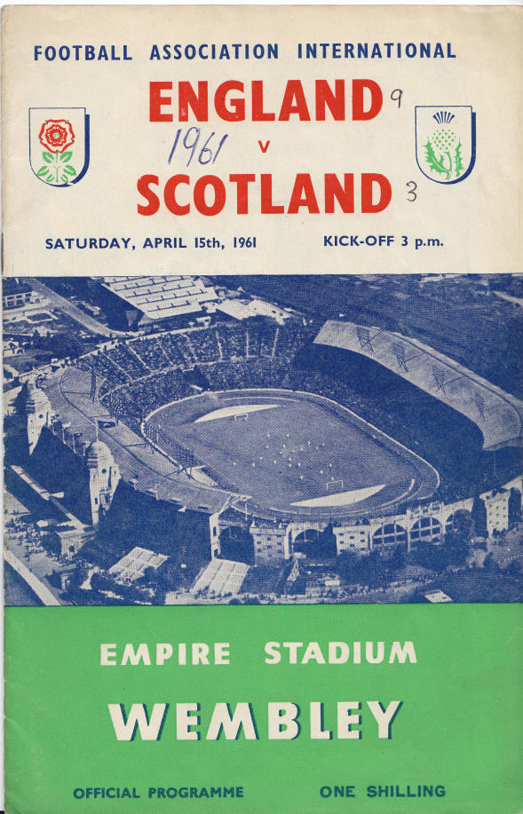 1961041501 England 3-9 Wembley Stadium