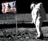 Man lands on the Moon