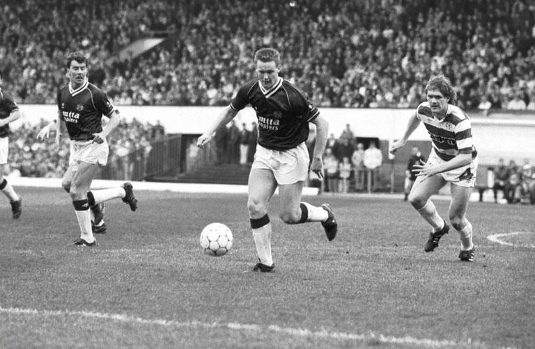 Hearts Brian Whittaker April 1988. Final score 1-2 to Celtic.