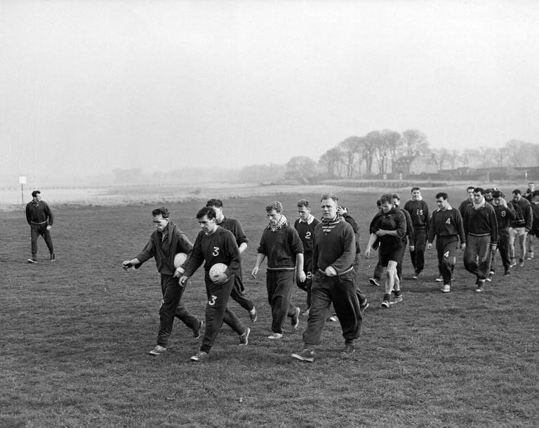Hearts Players training John Cumming and George Thomson