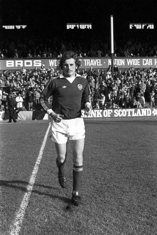 Hearts' Dave McNicoll 1977