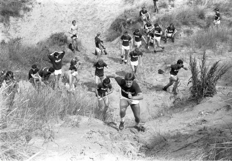 John Robertson training at Gullane, 1986 B