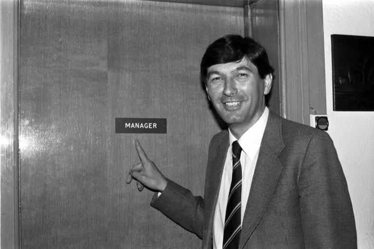 Tony Ford new Hearts manager 1981