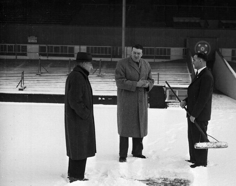 Tynecastle Covered in snow Tom Wharton Chalmers Walker