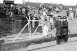 Hearts v Morton football match through the new fencing1978 b