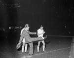 Hearts v Sheffield - Willie Bauld kicks off