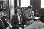 Tony Ford signs as manager Tynecastle July 1981 Gerry McCoy