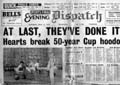Evening Dispatch Scottish Cup Final 21 April 1956