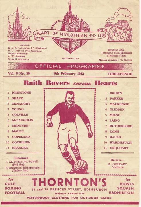 1952020901 Raith Rovers 1-0 Tynecastle