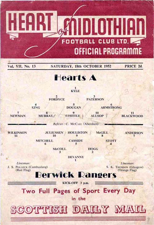 1952101802 Hearts A vs Berwick Rangers