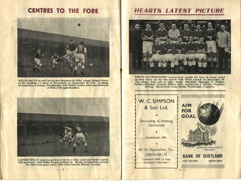 1953010105 Hibernian 1-2 Tynecastle