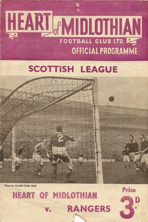 1954022001 Rangers 3-3 Tynecastle