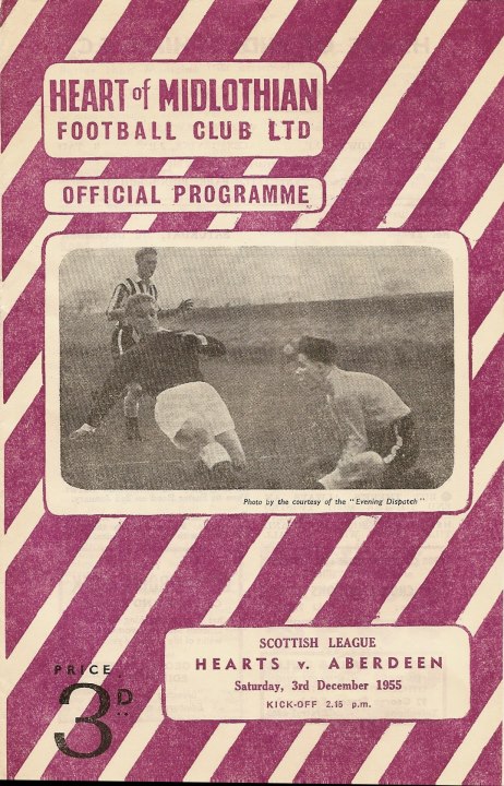 1955120301 Aberdeen 3-0 Tynecastle