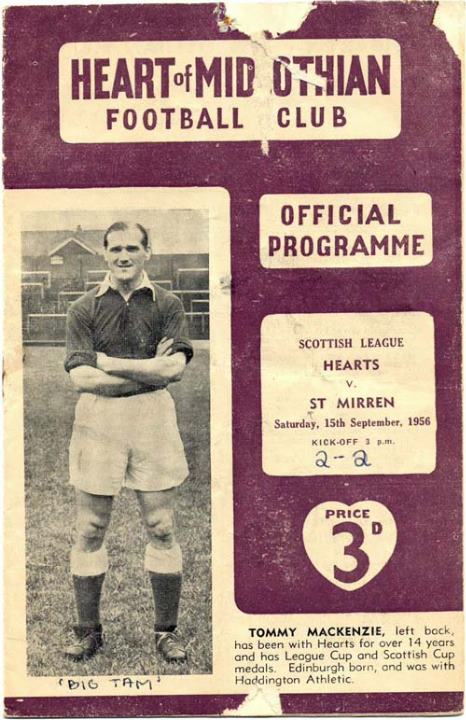 1956091501 St Mirren 2-2 Tynecastle