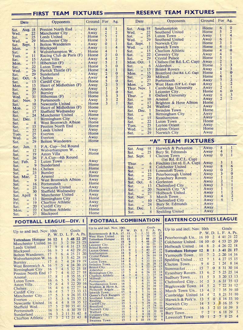 1956111204 Tottenham Hotspur 2-4 A