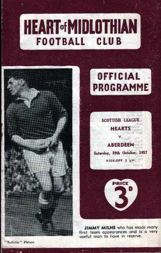 1957101901 Aberdeen 4-0 Tynecastle
