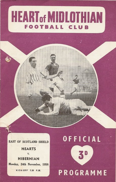 1958112401 Hibernian 3-0 Tynecastle