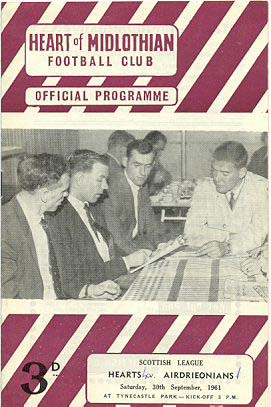 1961093001 Airdrieonians 4-1 Tynecastle