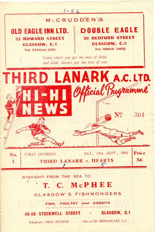 1964091901 Third Lanark 5-1 2nd Cathkin Park