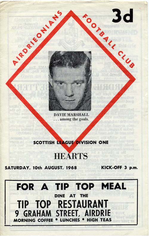 1968081001 Airdrieonians 3-2 Broomfield Park