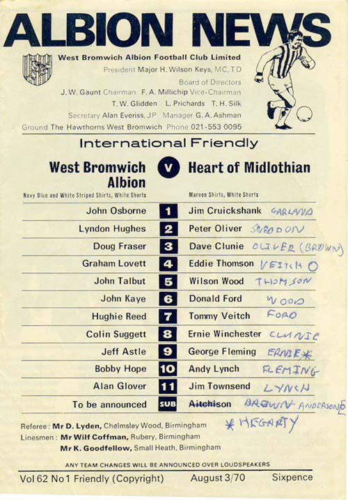1970080304 West Bromwich Albion 0-2 A
