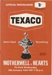 1971010601 Motherwell Texaco Cup Postponed
