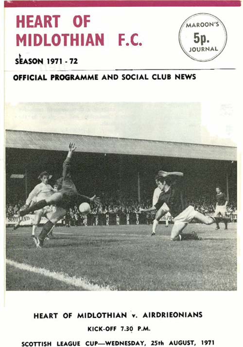 1971082501 Airdrieonians 1-2 Tynecastle