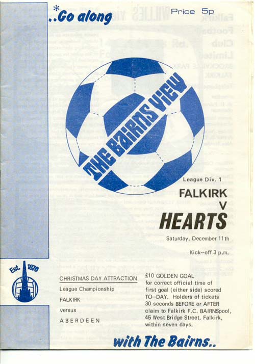 1971121101 Falkirk 0-2 Brockville Park