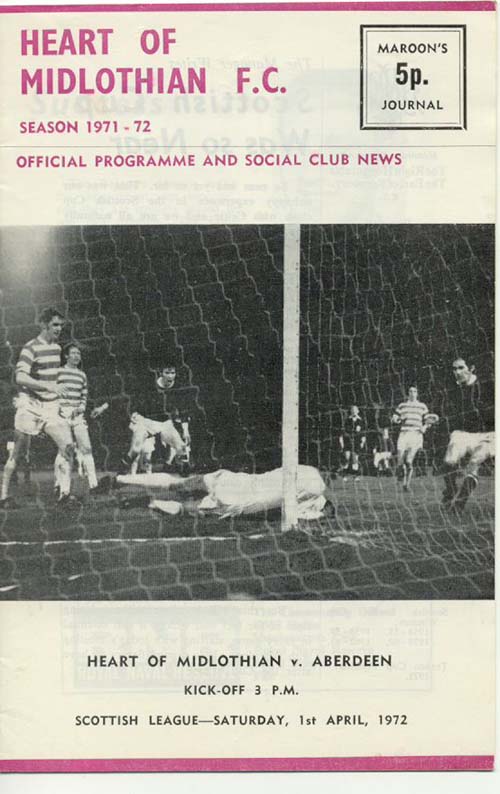 1972040102 Aberdeen 1-0 Tynecastle