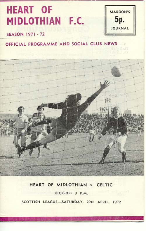 1972042904 Celtic 4-1 Tynecastle