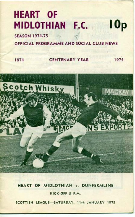 1975011101 Dunfermline Athletic 1-0 Tynecastle
