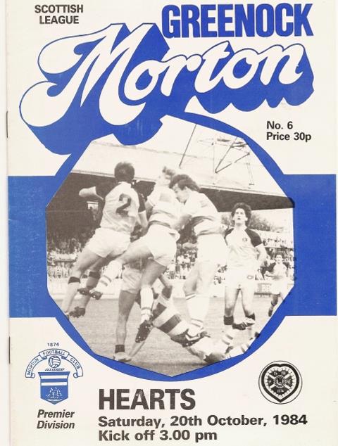1984102001 Morton 3-2 Cappielow Park