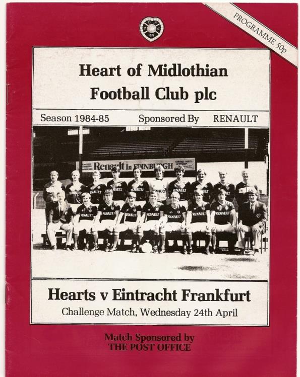1985042401 Eintracht Frankfurt 3-1 Tynecastle